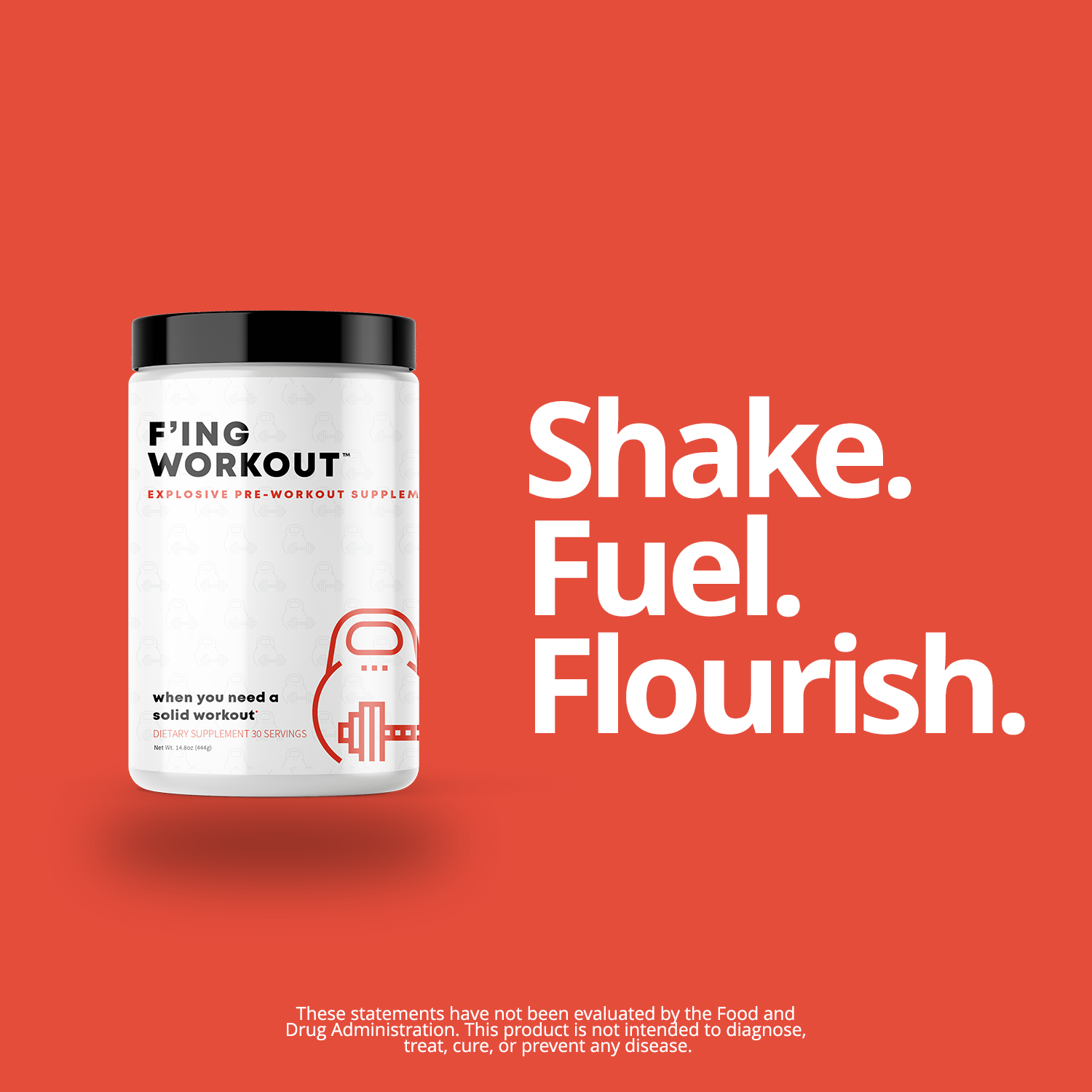 F'ing Nootropic Pre-Workout Supplement - Unleash Your Focus and Power