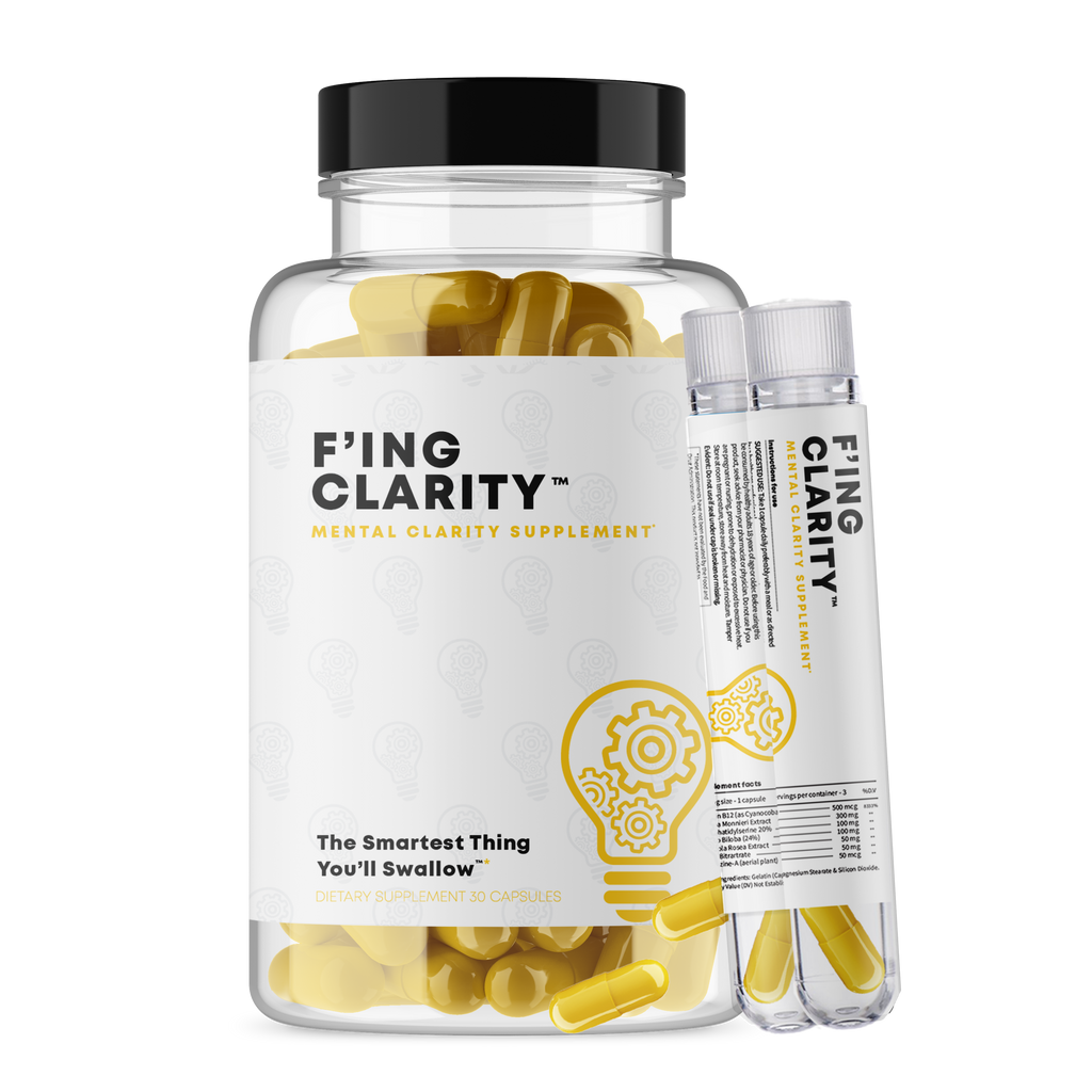 F'ing Clarity Sample - Best Vitamins for Brain Fog, Memory Supplements