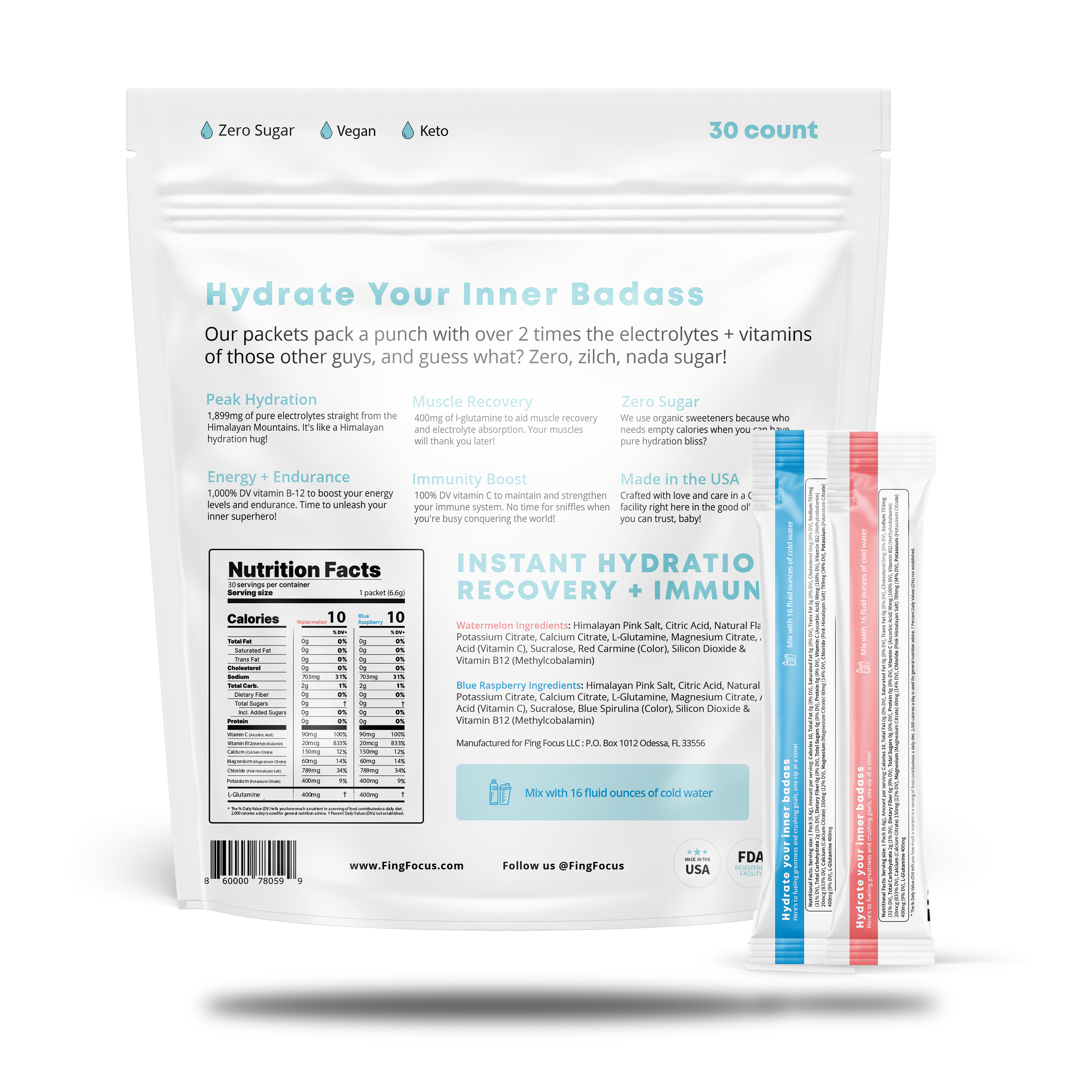 F'ing Hydration Packets - Quench Your Thirst for Greatness