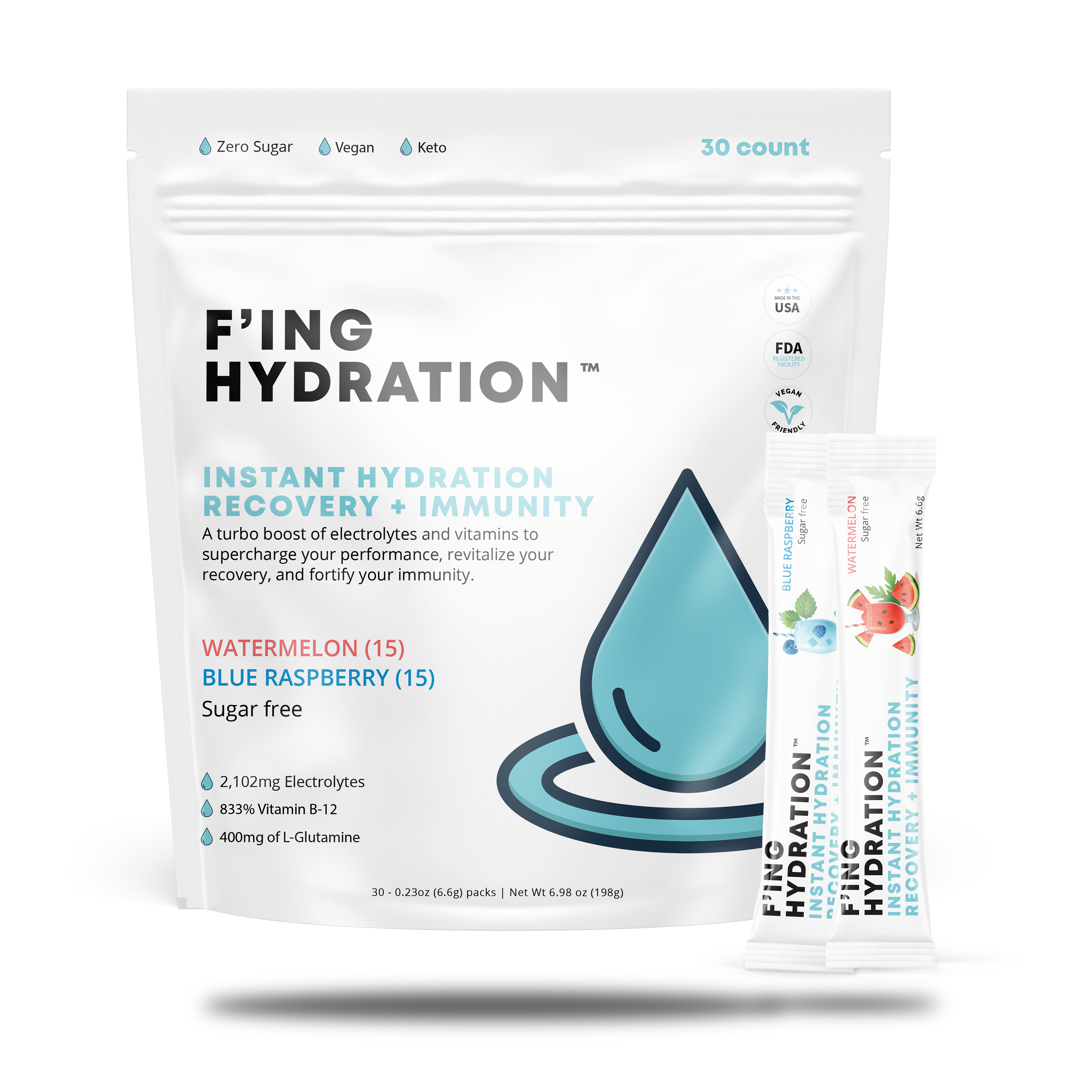 F'ing Hydration Packets - Quench Your Thirst for Greatness