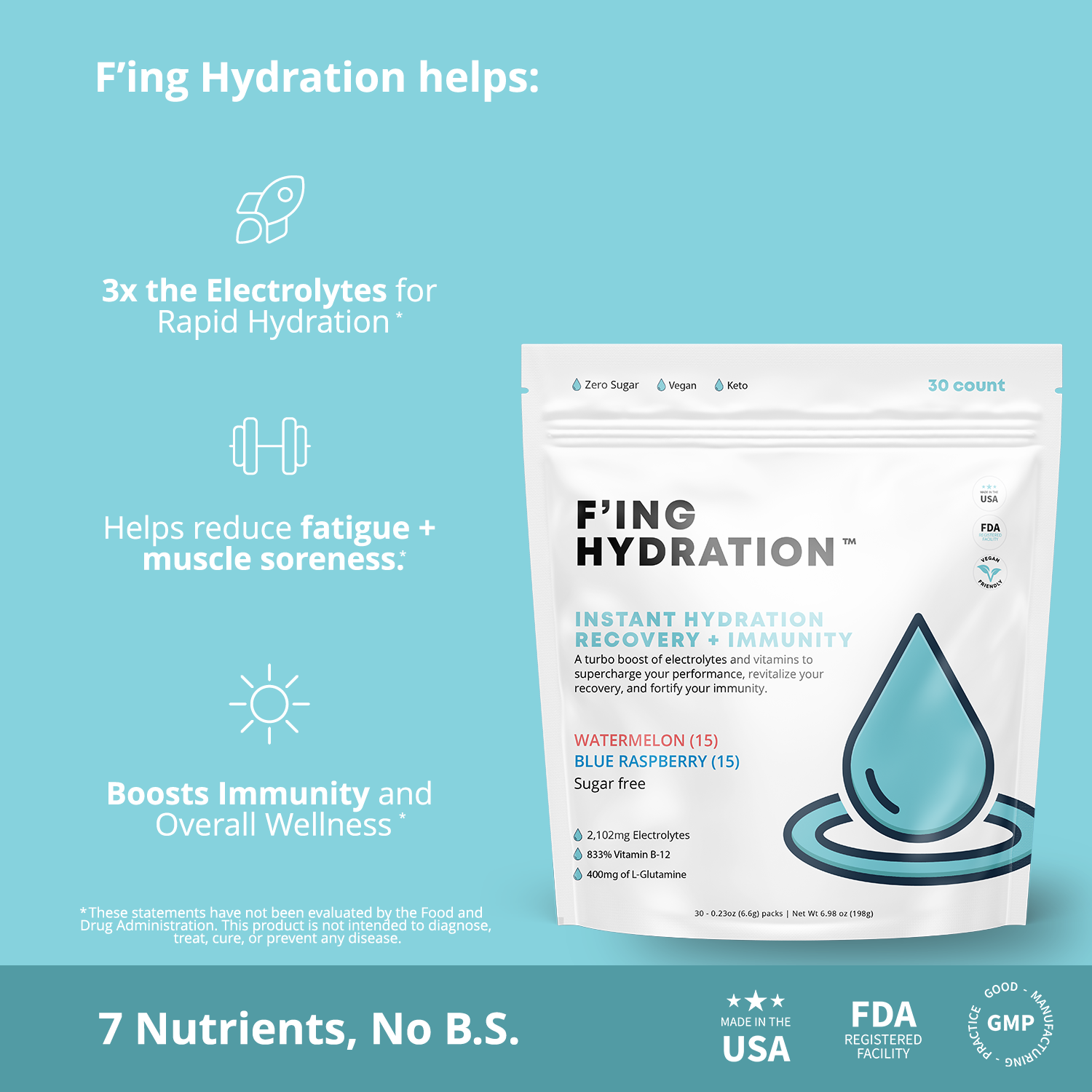 F'ing Hydration Sample - Quench Your Thirst for Greatness