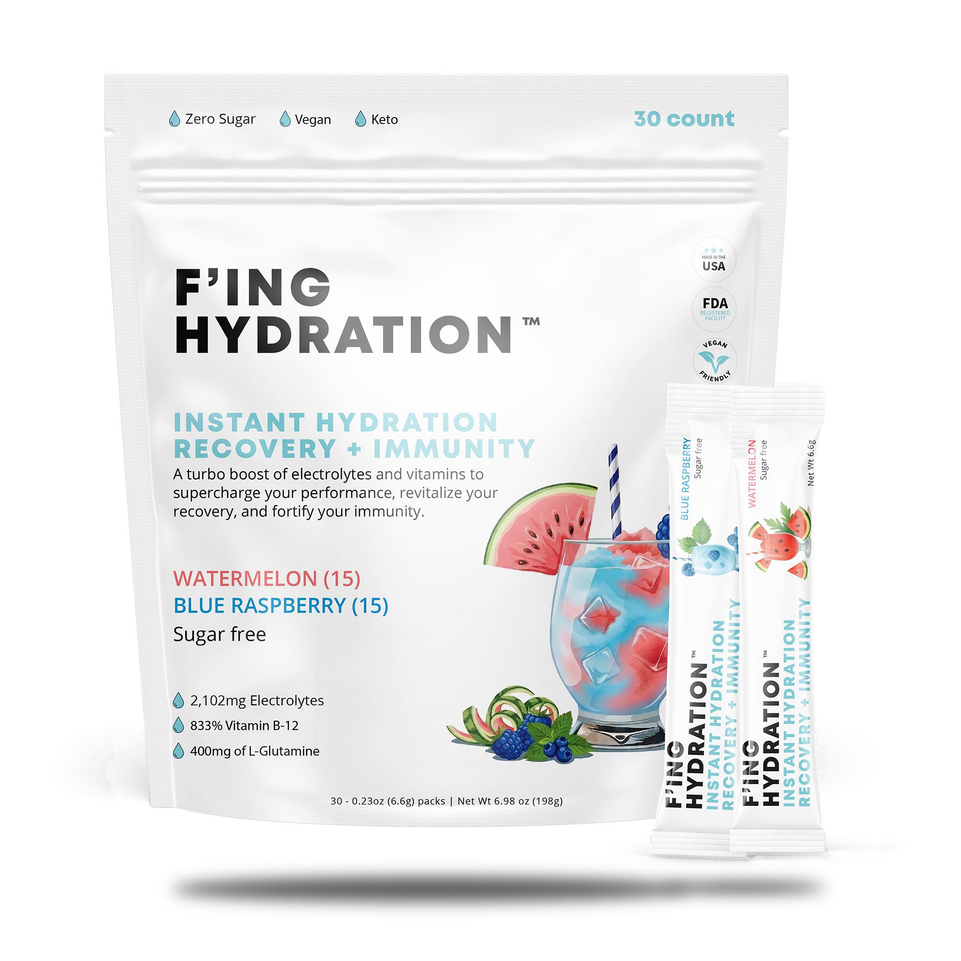 F'ing Hydration Packets - Quench Your Thirst for Greatness