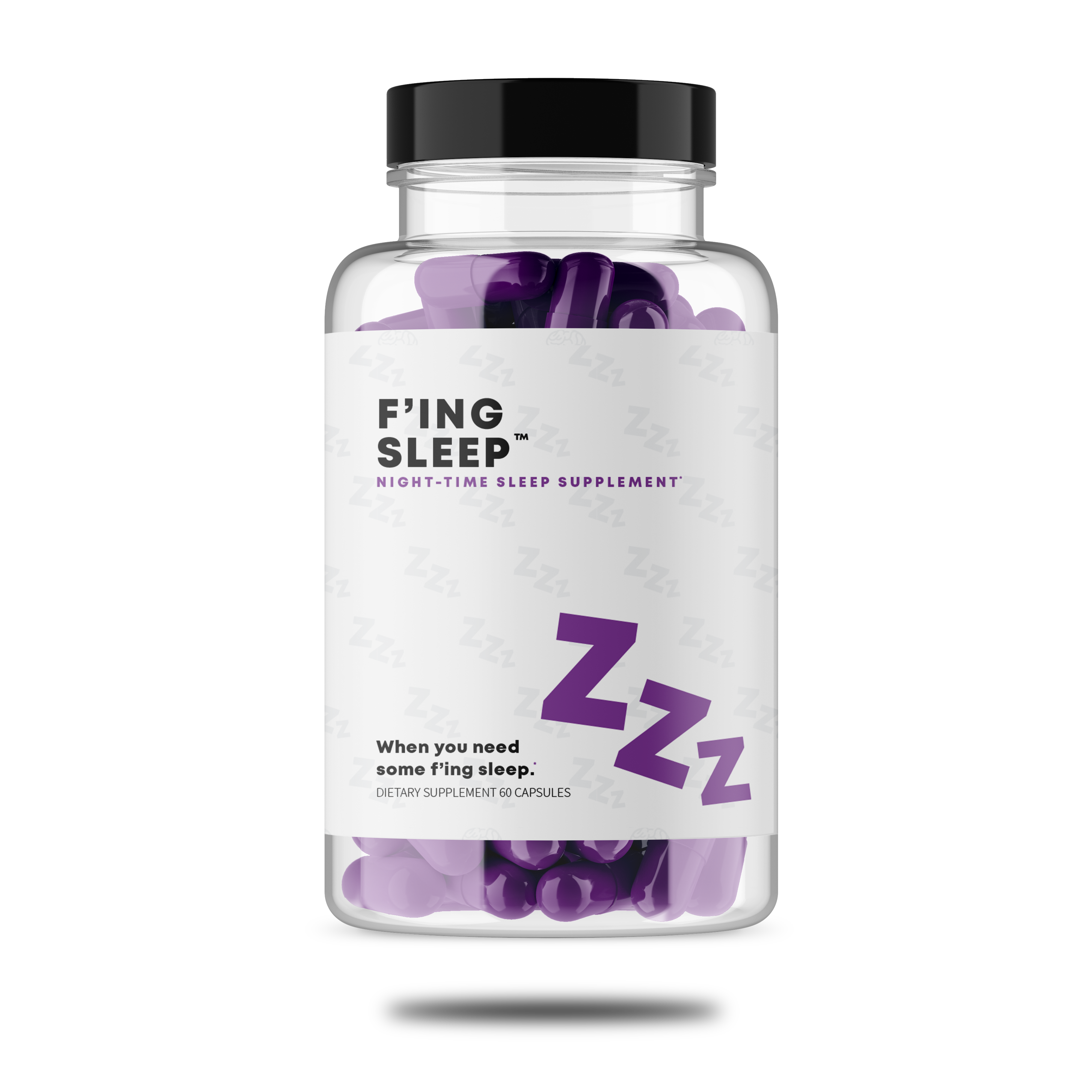F'ing Sleep Night-Time Sleep Aid Supplement - Best Natural Sleep Aid