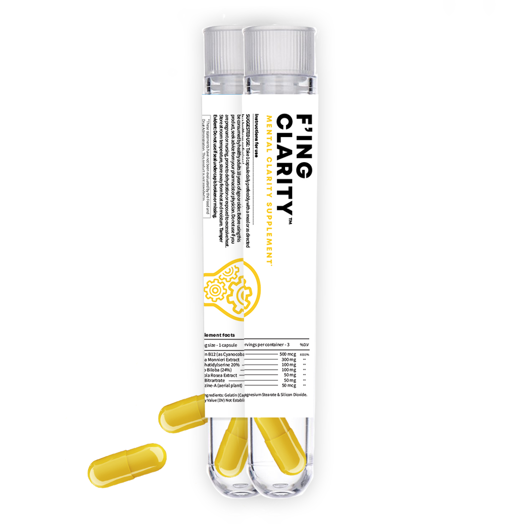 F'ing Clarity Sample - Best Vitamins for Brain Fog, Memory Supplements