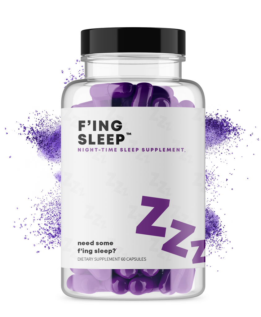 F'ing Sleep Night-Time Sleep Aid Supplement - Best Natural Sleep Aid